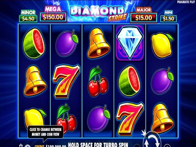 Características do slot Diamond Strike