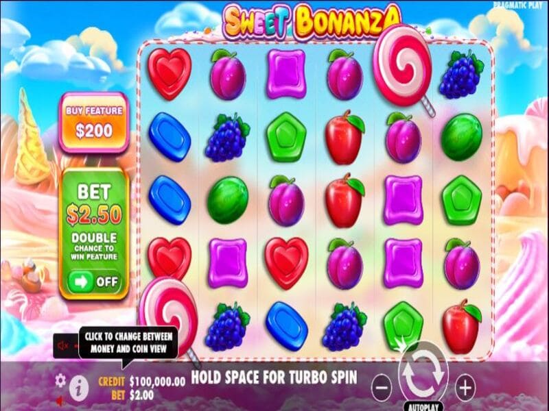 Características do jogo Sweet Bonanza