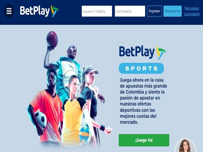 Apostas em esportes e esportes cibernéticos no site oficial da Betplay
